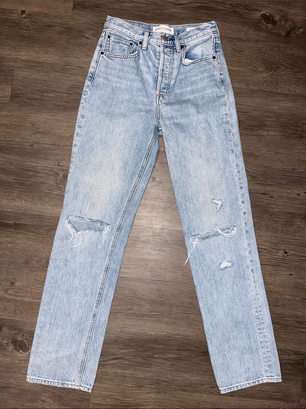 DENIM FORUM ARITZIA The Joni High Rise Loose 32L